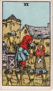 Arcano menor del tarot: Seis De Copas