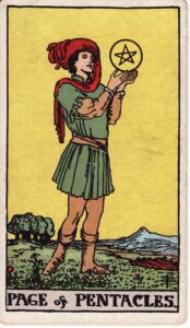 Arcano menor del tarot: Sota De Oros
